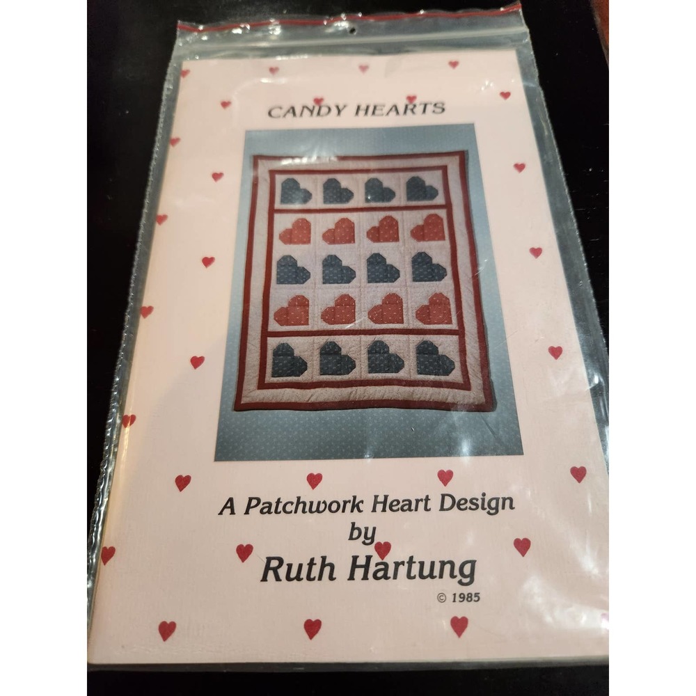 Candy Hearts Patchwork Heart Design - Picture 3 of 4